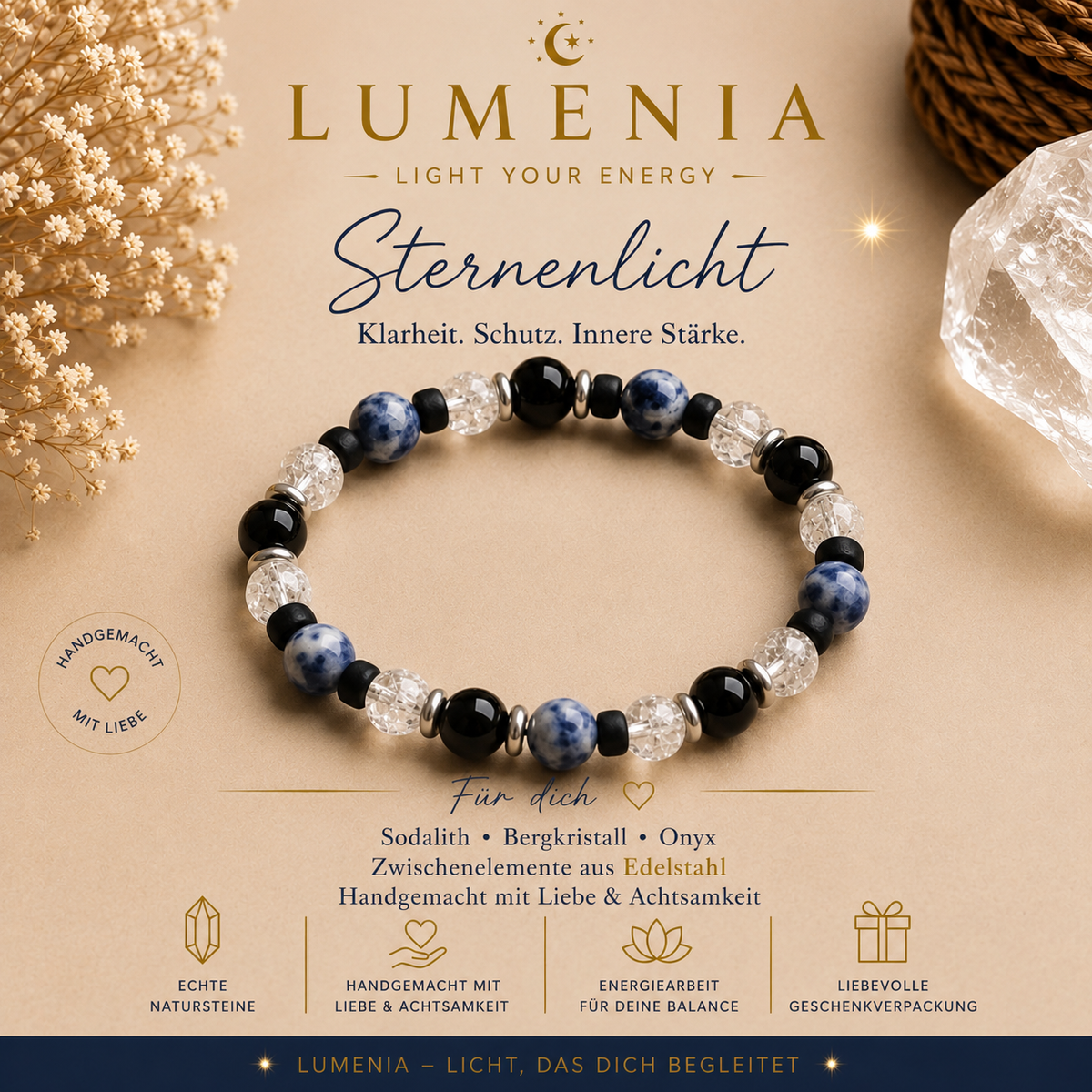 Sternenlicht Herren Armband