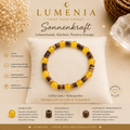 Sonnenkraft Naturstein Armband – Gelbe Jade & Kokos