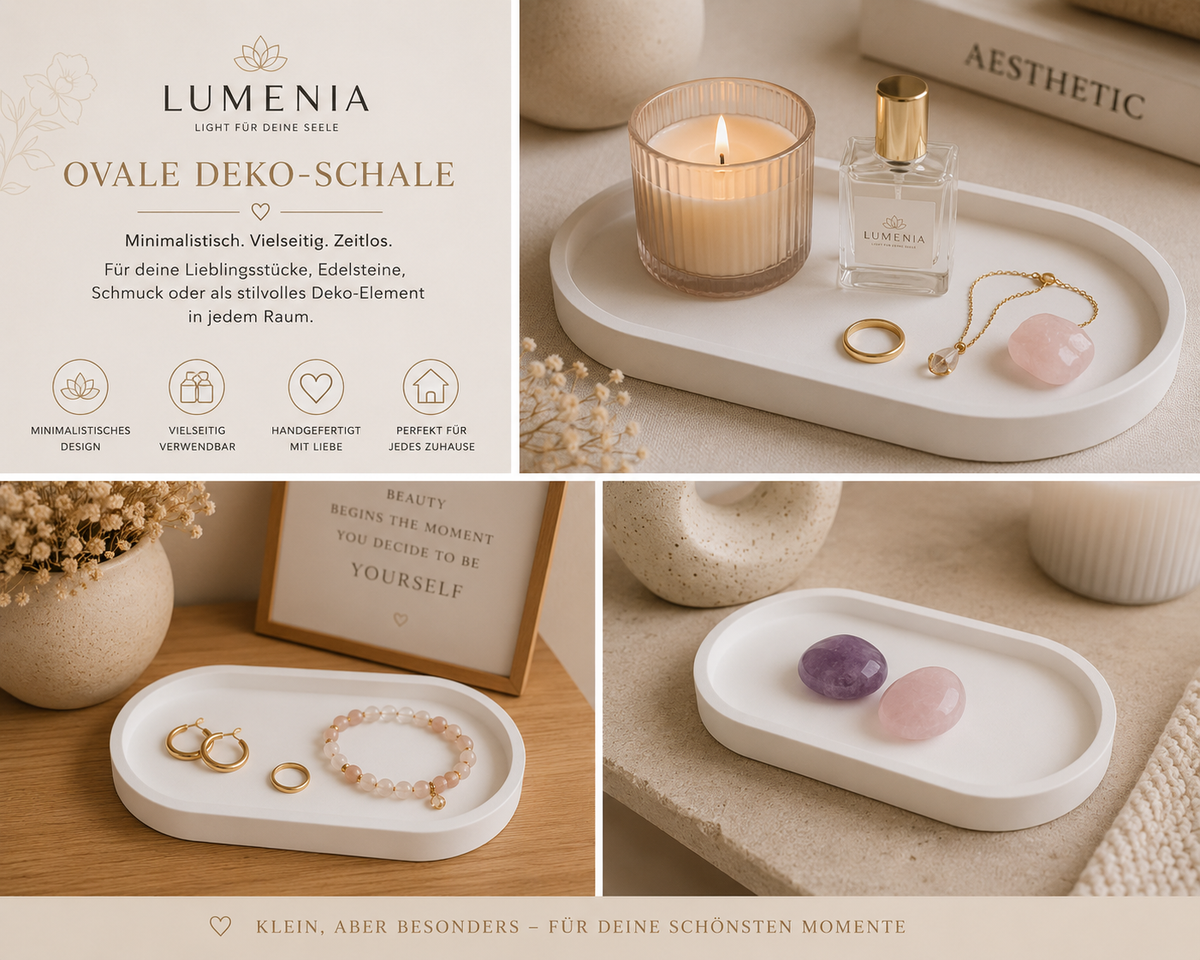 Schmuck-Tablett – Ablage für Edelsteine & Schmuck aus Kerra Craft
