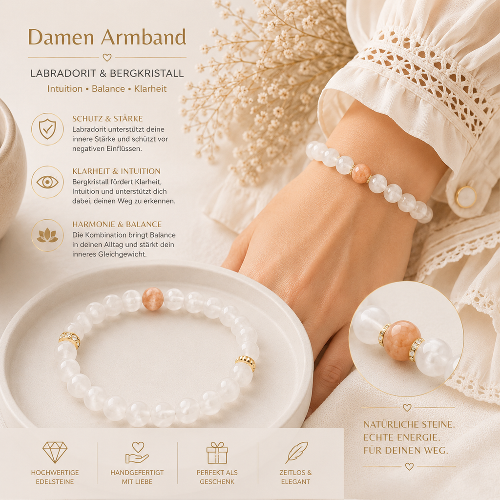 Sonnenkraft Edelstein Armband