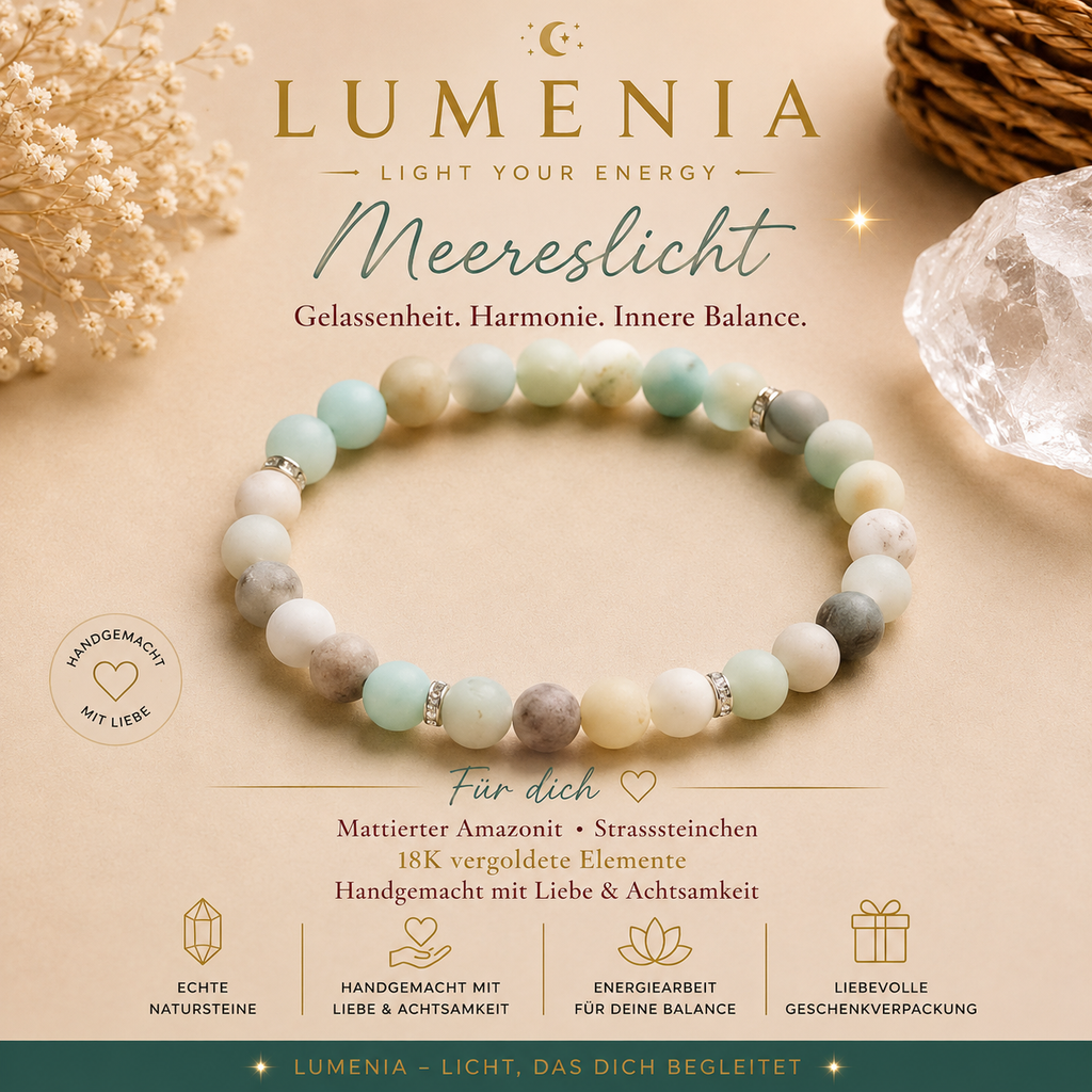 Lumenia Amazonit Armband – Naturstein & Ruhe